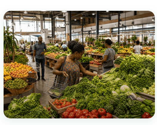 Fresh produce at HUZA FRESH